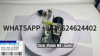 421-56-21520 KOMATSU 159800-4070 OEM มอเตอร์ปัดน้ำฝน ASSY เหมาะสำหรับ WA100 WA200 WA300 WA400 WA500 WA600 W