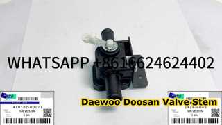 KBZE 410102-00071 DAEWOO DOOSAN 2426-6048 วาล์ว;ก้านวาล์ว สำหรับ DX55 DX60 DX75 DH50 DH60