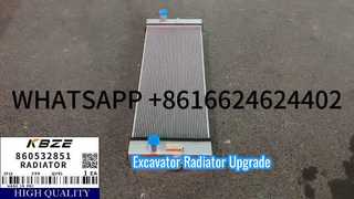 KBZE ยี่ห้อ 860532851 XCMG XE215 อินเดีย EXCAVATOR RADIATOR ASSY เหมาะกับ CUMMIN.S 6BT5.9 เครื่องยนต์ Demo