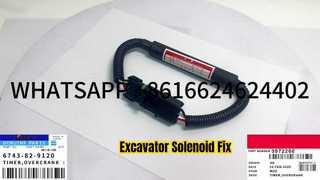 KBZE 6743-82-9120 2868039 FLAMEOUT SOLENOID TIME OVERCRANK 3972266 37B0099 สำหรับ SY215 XE215 LG922E JS