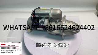 KBZE 1-81100189-2 1-81100189-0 HITACHI EX200-1 4.5KW 11T 24V START MOTOR สําหรับเครื่องยนต์ ISUZU 6BD1