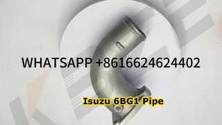 8-98180384-0 1-14112756-0 ท่อเครื่องยนต์ ISUZU 6BG1; ทางเข้าสำหรับ HITACHI ZAX200-5 ZAX240-3 ZAX250 ZAX260