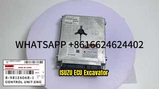 8-98126068-1 ISUZU 6HK1 8-98126068-2 ECU CONTROLLER UNIT เหมาะกับกรณี SUMITOMO SK350-5 EXCAVATOR