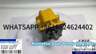 KOMATSU 07432-71200 141-43-00021 16Y-75-24000 เกียร์ปั๊มสำหรับD54A ​​D75A D80A D85A D95S SD16 สำหรับคุณ