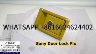 KBZE ยี่ห้อ OEM A222200000012 ล็อคประตูด้านข้างเปลี่ยนสำหรับ SANY SY135 SY205 SY215 SY305 SY335
