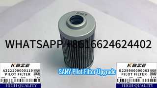 SANY A222100000119 B229900000063 ตัวกรองนำร่องแทนที่สำหรับ SY55 SY75 SY205 S215 S365 EXCAVATOR