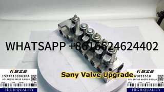 KBZE 152301000629A SANY 61023519 กลุ่มวาล์วโซลินอยด์สำหรับ SY195 S205 S210 SY215 SY245 SY285
