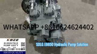 KBZE 4120017612 SDLG E6650 E6600 ปั๊มไฮดรอลิก HENGLI INLINE (V90N252DPHRE1_F1S7B1NGM-T4K2)