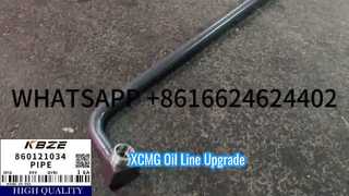 KBZE 860121034 สายส่งคืนน้ำมันถังถังสำหรับ XCMG XE205 / XE215 / XE245 - แรงดันสูง