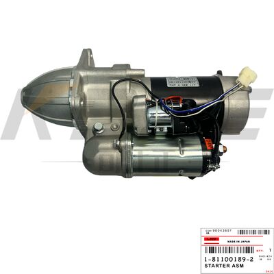 KBZE 1-81100189-2 1-81100189-0 HITACHI EX200-1 4.5KW 11T 24V STARTER MOTOR FOR ISUZU 6BD1 ENGINE