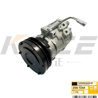 KBZE OEM 259-7244 2597244  AC COMPRESSOR REPLACE E311 E312 E320 E323 EXCAVATOR