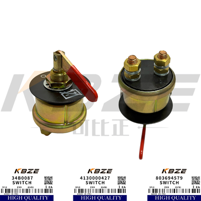 KBZE BATTERY MAIN SWITCH LIUGONG 34B0087 SDLG 4130000427 XCMG 803694579 FOR CLG922 XE215 EXCAVATOR