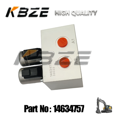 HYDRAULIC SOLENOID VALVE 14634757 OEM QUALITY FOR VOLV.O EC120 EC140 EC210 EC300 EC480 EC750 EXCAVATOR