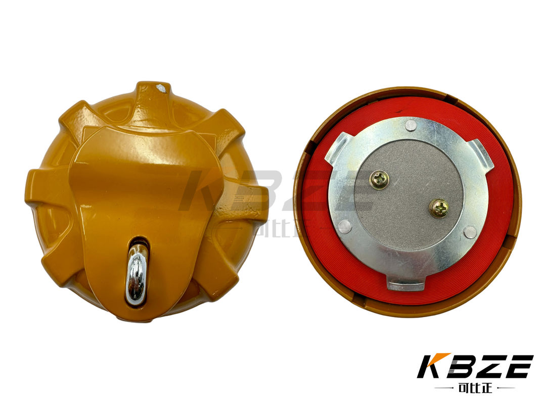 HIGH QUALITY C-A-T FUEL TANK CAP / FUEL FILLER CAP WITH 2 KEY REPLACEMENT FOR EXCAVATOR E200B E307 E308 E312B
