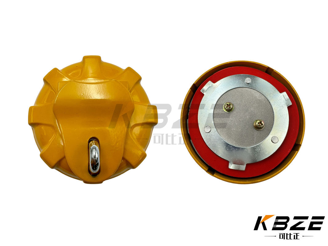 HIGH QUALITY KOMATSU PC FUEL TANK CAP / FUEL FILLER CAP WITH 2 KEY REPLACEMENT FOR KOMATSU EXCAVATOR