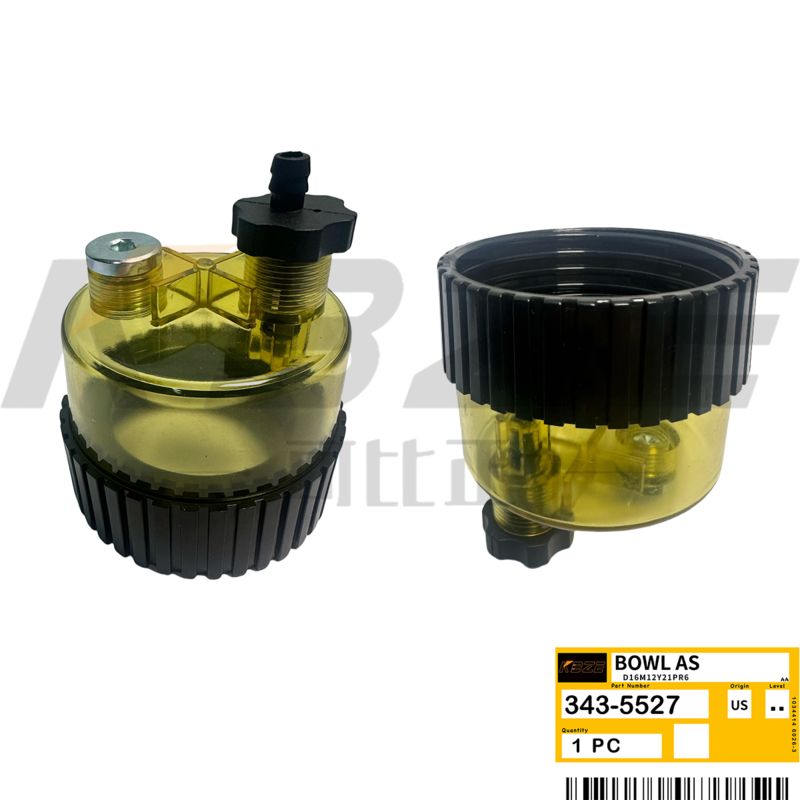 3435527 343-5527 OIL WATER SEPERATOR BOWL FOR CAT E320C 345C E365C E390D EXCAVATOR