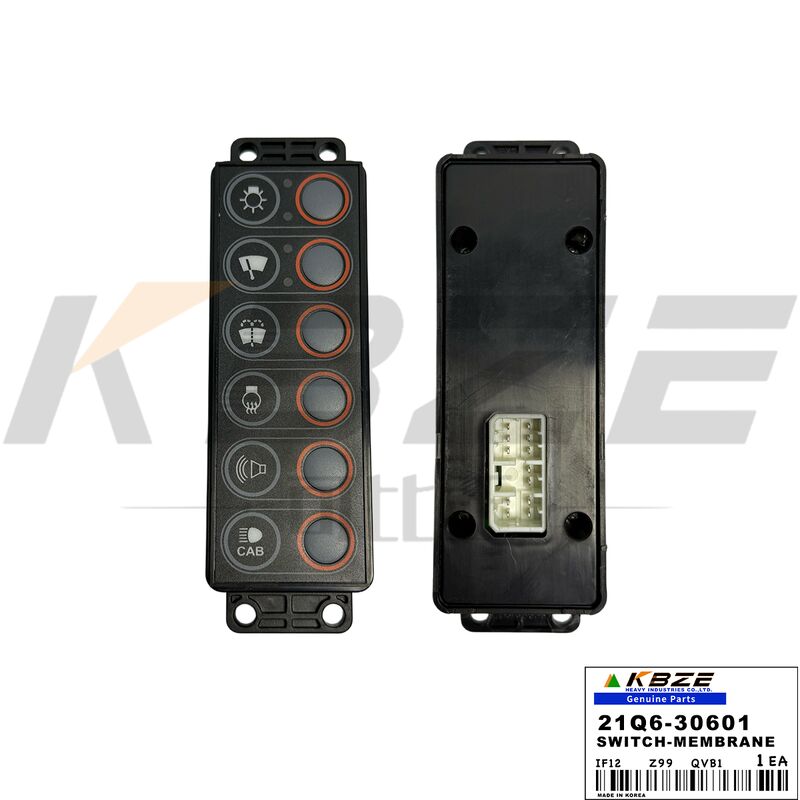 KBZE 21Q6-30601 HYUNDAI EXCAVATOR 21Q630601 MEMBRANE SWITCH ASSY FOR R140-9 R160-9 R180-9 R210-9 R300-9 R480-9