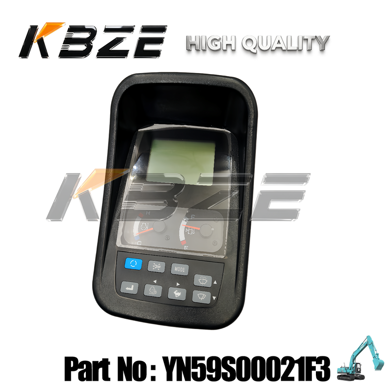  KOBELCO KBZE MONITOR YN59S00021F3 FOR SK200-8 SK210-8 SK260-8 SK300-8 SK350-8 AFTERMARKET INSTRUMENT GAUGE ASSEMBLY