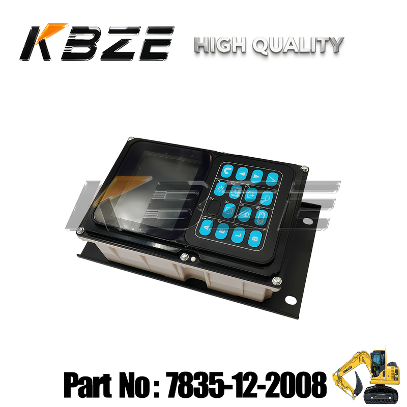 KOMATSU 7835-12-2008 LCD MONITOR FITS PC160-7 PC200-7 PC300-7 PC360-7 PC400-7 ABS BLACK