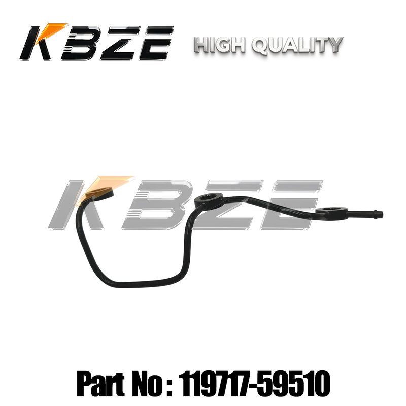 FUEL RETURN PIPE 119717-59510 FITS YANMAR 3TNV76 3TNV80 ENGINE RETURN PIPE ASSY KBZE