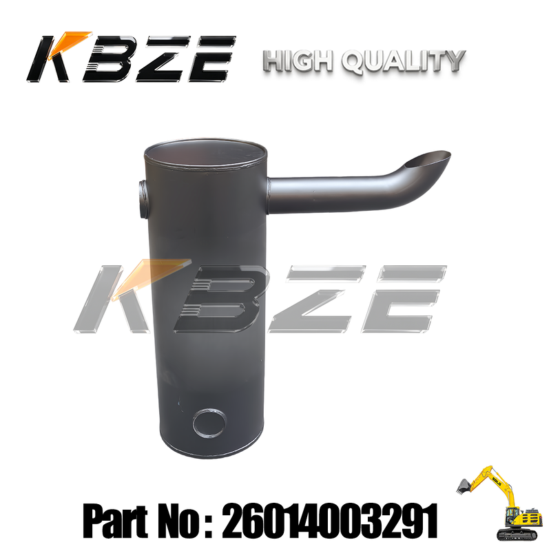 KBZE GOOD PRICE MUFFLER ASSY 26014003291 FOR SDLG E6650 EXCAVATOR EXHAUST MUFFLER ASSEMBLY REPLACEMENT PART