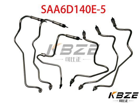 SAA6D140E-5 เครื่องยนต์แรงดันสูง น้ํามันฉีดท่อตั้งสําหรับ KOMATSU excavator