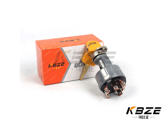 KBZE BRAND KOMATSU 08086-10000 สวิตช์จุดไฟ 6 เส้น / สวิตช์ ASSEM กับ 2 กุญแจ