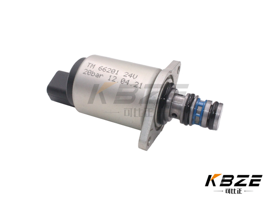 คุณภาพสูง TM66201 24V 20BAR SOLENOID VALVE แทนสําหรับเครื่องขุด
