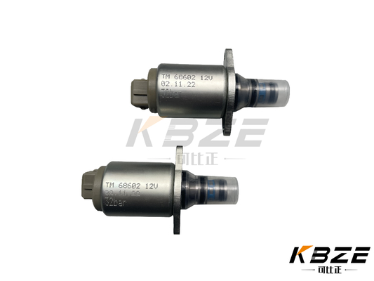 คุณภาพสูง TM68602 12V 32BAR SOLENOID VALVE แลกเปลี่ยนสําหรับเครื่องขุด