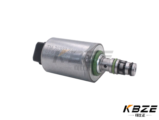 คุณภาพสูง TM70302 24V 50BAR SOLENOID VALVE แลกเปลี่ยนสําหรับเครื่องขุด