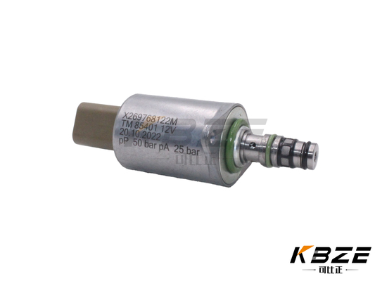 คุณภาพสูง TM85401 12V 50BAR SOLENOID VALVE แลกเปลี่ยนสําหรับเครื่องขุด