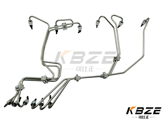 4D102 เครื่องยนต์เครื่องฉีดน้ํามันแรงดันสูง ชุดท่อสําหรับเครื่องขุด KOMATSU