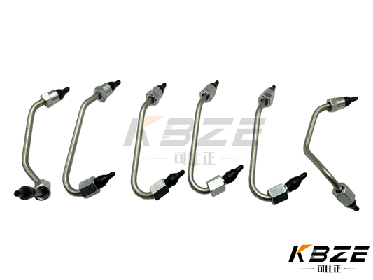 คุณภาพสูง KOMATSU SAA6D114E-3 PC300-8 6745-71-4100 6745-71-4120 ท่อฉีดเชื้อเพลิง / ความดันสูง