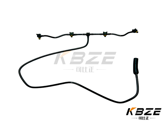 OEM น้ํามันรั่วออกจากท่อรถไฟสําหรับ JCB JS160 320/07225 KBZE เครื่องยนต์ สีดําสูง