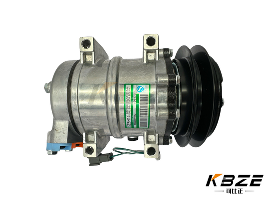 EXKAVATOR R134A แอร์คอมเพรสเซอร์ SE5H14 24V สําหรับ HITACHI EX200-6 ZAX200-6 EXKAVATOR