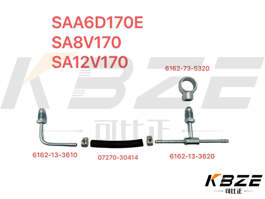 KOMATSU S6D170E SA12V170 SA8V170 6162-73-5320 6162-13-3620 ท่อฉีดน้ํามัน 07270-30414 6162-13-3610 สําหรับเครื่องขุด