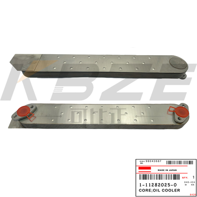 KBZE ISUZU 6BG1 1-11282025-0 5P MOTOR OIL COOLER CORE FOR HITACHI EX200-5 ZAX200-5 ราคาถูก