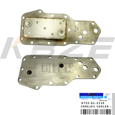 5P MOTOR OIL COOLER CORE สําหรับ KOMATSU 4D102 6732-61-2110 คัมมินส์ 4BT เครื่องขุด