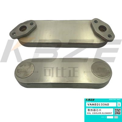 KOBELCO 6D31 6D34 ENGINE VAME013360 5P OIL COOLER CORE FITS SK200-2 SK200-5 EXCAVATOR เครื่องขุด