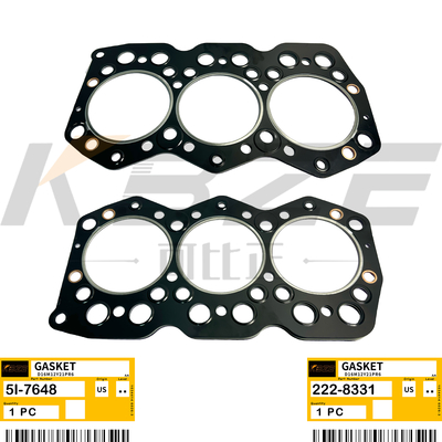 5I-7648 KBZE E320 หัว excavator GASKET CAT S6K 3066 เครื่องยนต์ 222-8331 สําหรับ E318 E319 E323