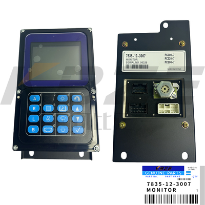 KOMATSU Excavator Monitor Assy 7835-12-3007 OEM สำหรับ PC120-7 PC200-7 PC300-7 PC460-7