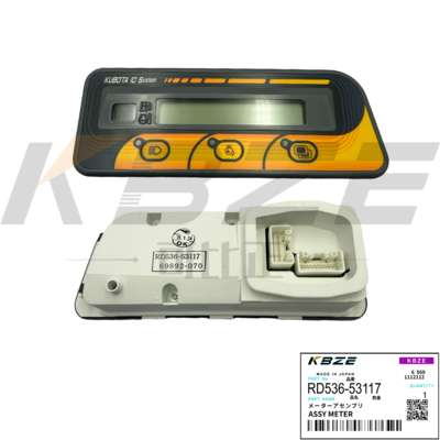 จอภาพประกอบรถขุดขนาดเล็ก KUBOTA RD536-53113 OEM สีดำ ABS