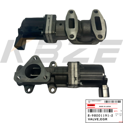 8-98001191-2 ISUZU 4HK1 8-98238247-0 ชุดวาล์ว EGR สำหรับ ZX170 ZX225 ZX270 ZX330 ZX400 รถขุด