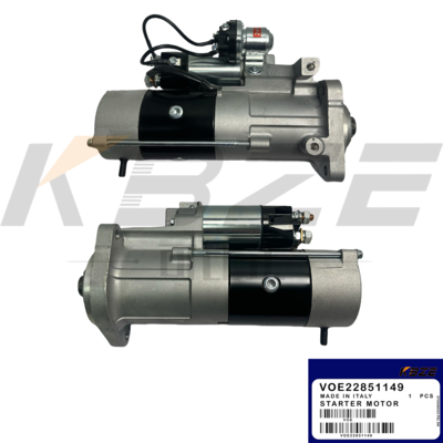 22851149 VOLVO D6E VOE22851149 มอเตอร์สตาร์ท 24V 12T 5.5KW สำหรับรถขุด EC210 EC290