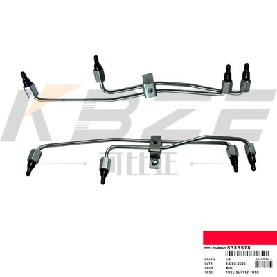 ยี่ห้อ KBZE 5338578 การใช้ SUPPLY หลอดเหมาะกับ CUM นาที ISL9.5 QSL9.3 QSC8.3 เครื่องยนต์ EXCAVATOR