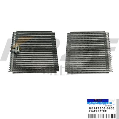 KBZE ND447600-0651 คอนเดนเซอร์แอร์สำหรับ KOMATSU PC200 PC300 PC400 PC600 D65 D85 D155 D275 D375 WA200 WA300 WA400